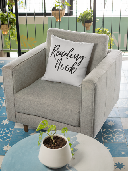 Reading Nook Pillow - A Bookish Haven