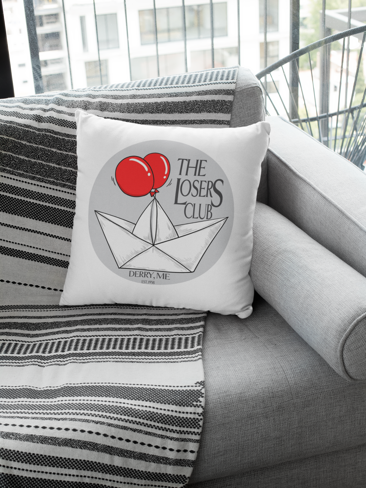 Losers Club Pillow - A Bookish Haven