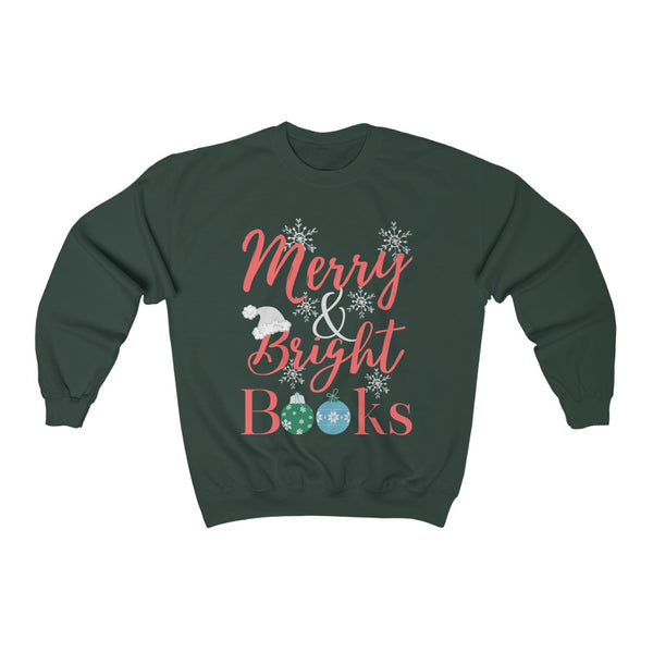 Merry and Bright Books Sweater