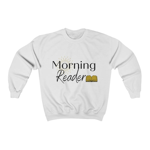 Morning Reader Crewneck Sweatshirt - A Bookish Haven