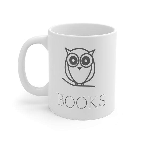 Book Owl Mug 11oz - A Bookish Haven