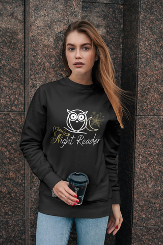 Night Reader Sweatshirt - A Bookish Haven