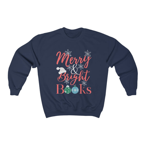 Merry and Bright Books Sweater