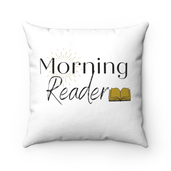 Morning Reader Pillow - A Bookish Haven