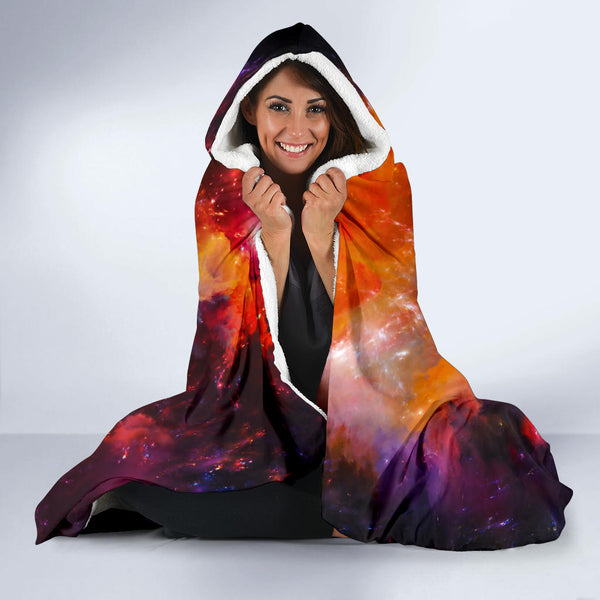 Galaxy Only Hooded Blanket
