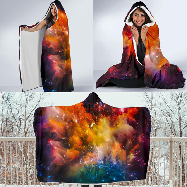 Galaxy Only Hooded Blanket