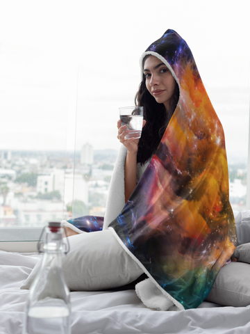 Illuminae Galaxy Hooded Blanket