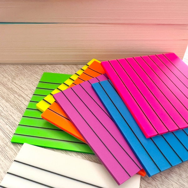 Transparent Lined Sticky Notes