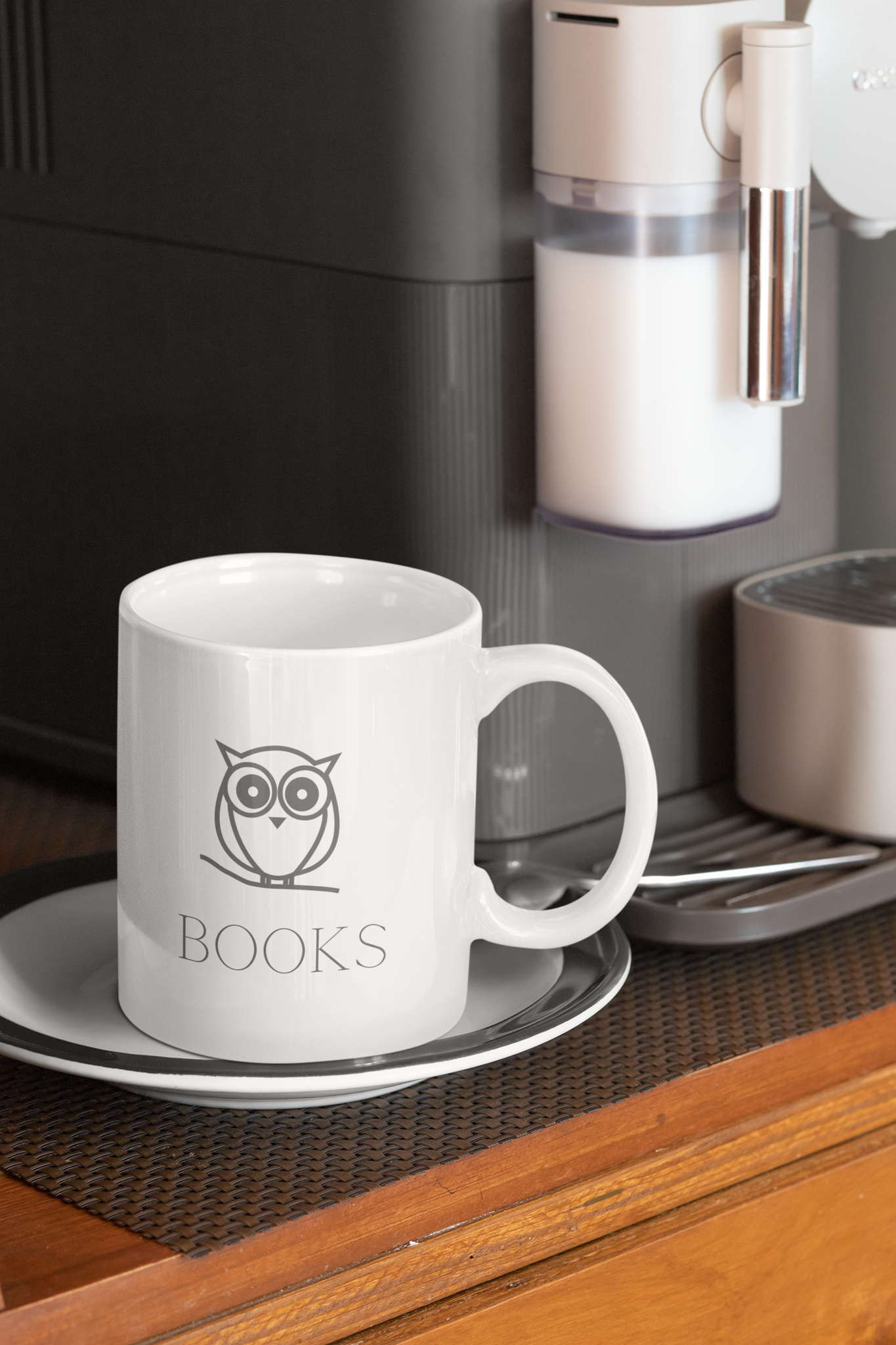 Book Owl Mug 11oz - A Bookish Haven