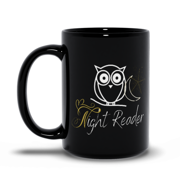Night Reader Black Mugs - A Bookish Haven